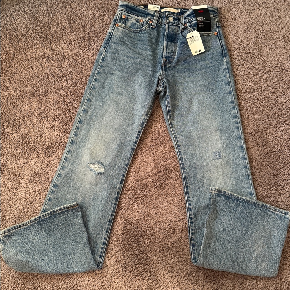 Levi's Light Blue wedgie bootcut Women's Jeans
